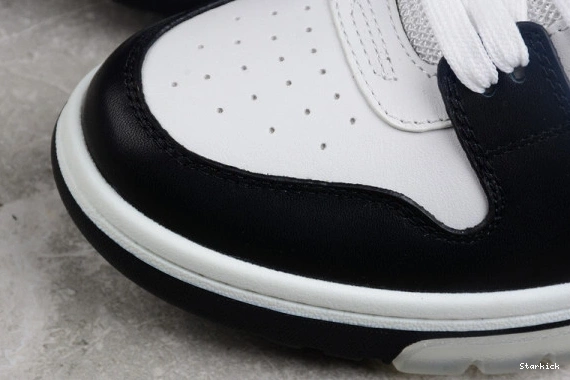 O-W Out Sneakers Of Leather Office Low-top 0902